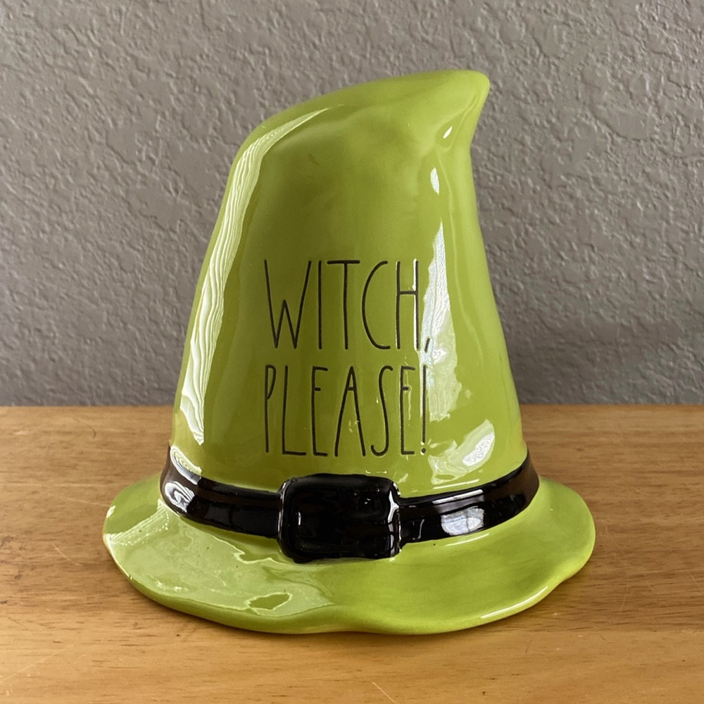 Rae Dunn Witch Please! Ceramic Halloween Decoration